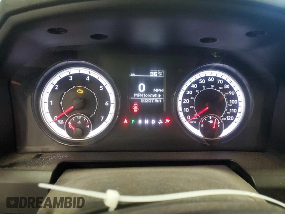 2022 Ram 1500 Express with VIN 1C6RR7FT7NS199803, listed as a Copart auction lot 88124875 with 50,207 mi miles and Salvage title. Bid and sale history available at DreamBid. Image 9.