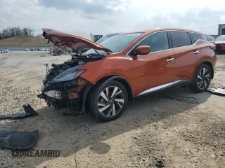 2022 Nissan Murano SL z VIN 5N1AZ2CS2NC109452, wystawiony jako Copart lot #54699895 z przebiegiem 83 696 mil mil oraz Czysty tytuł • Clean title. Historia ofert i sprzedaży dostępna na DreamBid. Obrazek 1.
