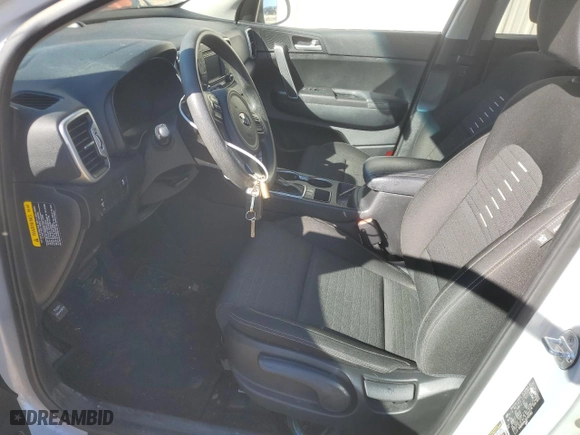 2018 Kia Sportage LX with VIN KNDPM3AC8J7455961, listed as a Copart auction lot 46624355 with 109,064 mi miles and Salvage Title. Bid and sale history available at carsss.com. Image 7.