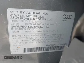 2021 Audi Q3 S line Premium Plus z VIN WA1EECF3XM1039439, wystawiony jako IAAI lot #42400021 z przebiegiem 41 740 mil mil oraz . Historia ofert i sprzedaży dostępna na DreamBid. Obrazek 9.