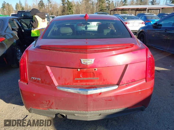 2015 Cadillac ATS Sedan Luxury RWD with VIN 1G6AB5RA9F0121967, listed as a IAAI auction lot 41557208 with 65,122 mi miles. Bid and sale history available at carsss.com. Image 16.