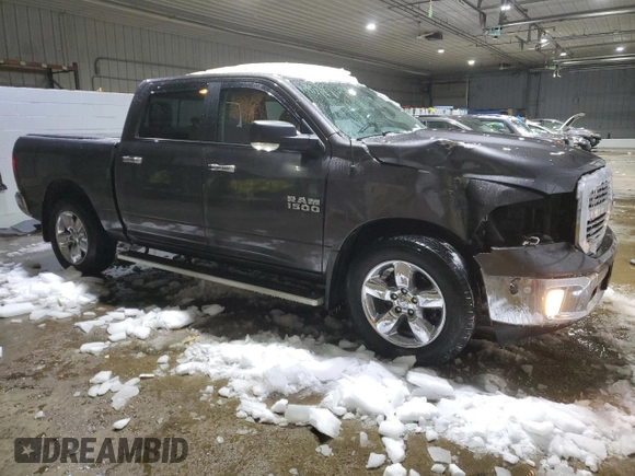 2018 Ram 1500 Big Horn with VIN 1C6RR7LG6JS124477, listed as a Copart auction lot 45650805 with 93,666 mi miles and Salvage Title. Bid and sale history available at carsss.com. Image 4.