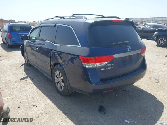 2016 Honda Odyssey SE with VIN 5FNRL5H36GB049807, listed as a IAAI auction lot 41818761 with 172,504 mi miles. Bid and sale history available at carsss.com. Image 3.