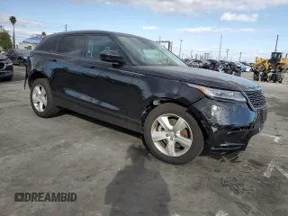 2025 Land Rover Range Rover Velar S with VIN SALYJ2EX8SA393852, listed as a Copart auction lot 44958965 with 5,818 mi miles and Salvage title. Bid and sale history available at DreamBid. Image 4.