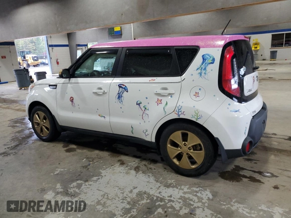 2016 Kia Soul with VIN KNDJN2A27G7243825, listed as a Copart auction lot 52313885 with 165,405 mi miles and Clean Title. Bid and sale history available at carsss.com. Image 2.