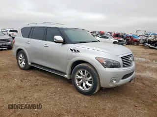2014 Infiniti QX80 with VIN JN8AZ2NF4E9555026, listed as a Copart auction lot 59152795 with 214,144 mi miles and Clean title. Bid and sale history available at DreamBid. Image 4.