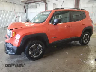 2016 Jeep Renegade Sport with VIN ZACCJBAT1GPD55438, listed as a Copart auction lot 49798095 with 109,205 mi miles and Non Repairable. Bid and sale history available at carsss.com. Image 1.