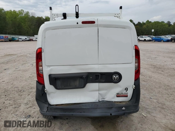 2017 Ram ProMaster City Cargo Tradesman with VIN ZFBERFAB5H6D68185, listed as a Copart auction lot 87757165 with 88,922 mi miles and Salvage Title. Bid and sale history available at DreamBid. Image 6.