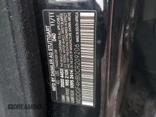 2012 Mercedes-Benz C 250 Sport z VIN WDDGF4HB0CR209206, wystawiony jako Copart lot #56493865 z przebiegiem 98 888 mil mil oraz Szkoda całkowita • Salvage title. Historia ofert i sprzedaży dostępna na DreamBid. Obrazek 12.