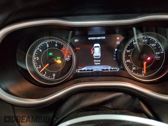 2016 Jeep Cherokee Trailhawk with VIN 1C4PJMBS8GW166629, listed as a Copart auction lot 55845415 with 122,290 mi miles and Salvage title. Bid and sale history available at DreamBid. Image 9.
