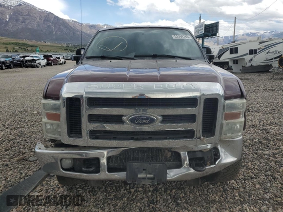 2010 Ford F-250 XL with VIN 1FTSW2BR4AEB13968, listed as a Copart auction lot 53399785 with 216,603 mi miles and Salvage title. Bid and sale history available at DreamBid. Image 5.