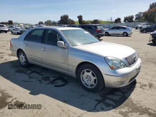 2002 Lexus LS 430 with VIN JTHBN30F820075725, listed as a Copart auction lot 48527905 with 131,832 mi miles and Salvage Title. Bid and sale history available at DreamBid. Image 4.