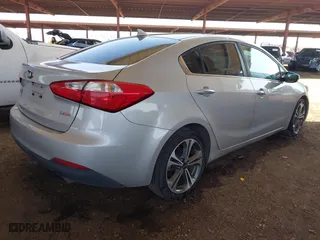 2016 Kia Forte EX with VIN KNAFX4A8XG5598156, listed as a IAAI auction lot 41980015 with 114,672 mi miles. Bid and sale history available at carsss.com. Image 4.