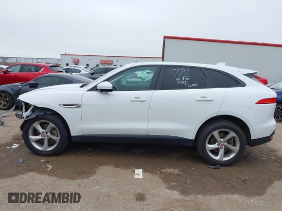 2018 Jaguar F-PACE 30t Premium with VIN SADCJ2GX5JA235163, listed as a IAAI auction lot 41526626 with 135,160 mi miles. Bid and sale history available at carsss.com. Image 15.