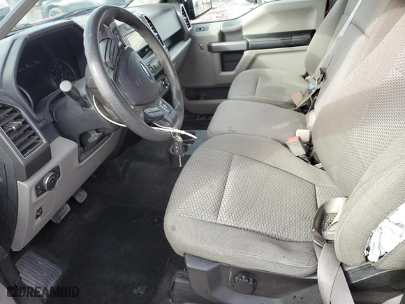 2019 Ford F-150 XL with VIN 1FTEW1E5XKFB18538, listed as a Copart auction lot 43058625 with 71,704 mi miles and Salvage Title. Bid and sale history available at carsss.com. Image 7.