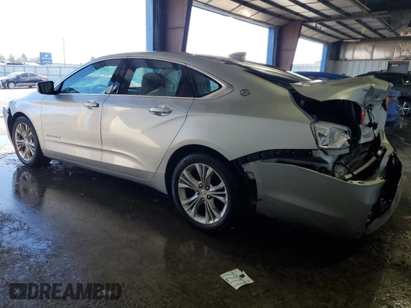 2015 Chevrolet Impala LT with VIN 2G1115SLXF9234420, listed as a Copart auction lot 41874655 with 130,669 mi miles and Salvage Title. Bid and sale history available at DreamBid. Image 2.