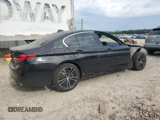 2021 BMW 5 Series 530i xDrive with VIN WBA13BJ02MCF32215, listed as a Copart auction lot 55779575 with 67,983 mi miles and Salvage title. Bid and sale history available at DreamBid. Image 3.
