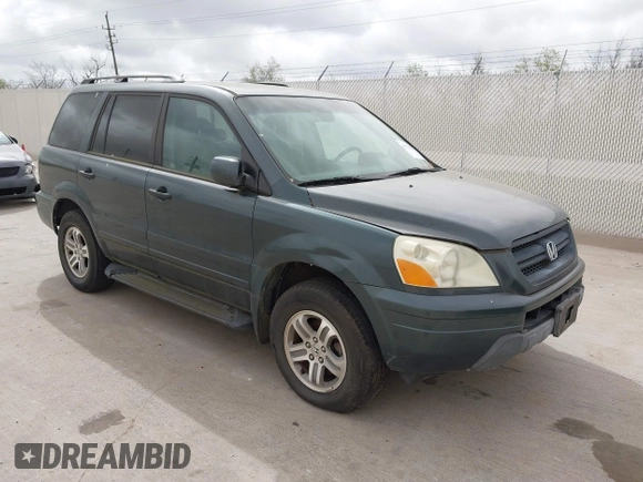 2003 Honda Pilot EX with VIN 2HKYF18403H596796, listed as a IAAI auction lot 41834198 with 159,006 mi miles. Bid and sale history available at carsss.com. Image 1.