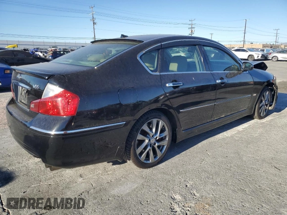 2009 Infiniti M with VIN JNKCY01E69M801908, listed as a Copart auction lot 88207735 with 90,163 mi miles and Salvage Title. Bid and sale history available at DreamBid. Image 3.