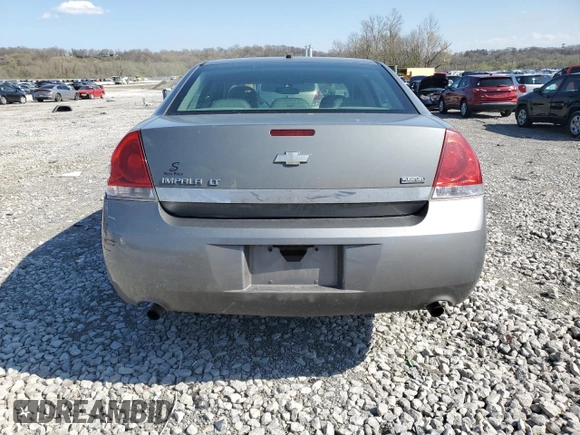 2008 Chevrolet Impala LT with VIN 2G1WC583281206698, listed as a Copart auction lot 51742335 with 157,640 mi miles and Salvage Title. Bid and sale history available at DreamBid. Image 6.