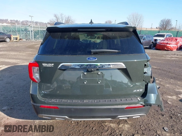 2023 Ford Explorer XLT with VIN 1FMSK8DH6PGC33797, listed as a IAAI auction lot 41111945 with 5,182 mi miles. Bid and sale history available at carsss.com. Image 17.