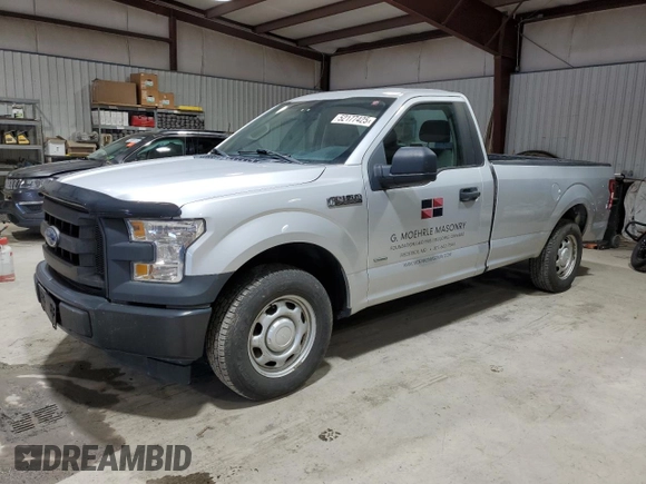2017 Ford F-150 XL with VIN 1FTMF1CP8HKE56679, listed as a Copart auction lot 52177425 with 126,231 mi miles and Salvage title. Bid and sale history available at DreamBid. Image 1.