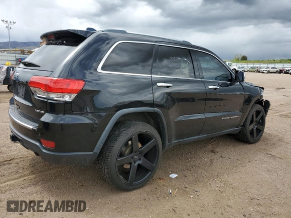 2014 Jeep Grand Cherokee Limited z VIN 1C4RJFBT6EC184557, wystawiony jako Copart lot #57657095 z przebiegiem 157 688 mil mil oraz Szkoda całkowita • Salvage title. Historia ofert i sprzedaży dostępna na DreamBid. Obrazek 3.