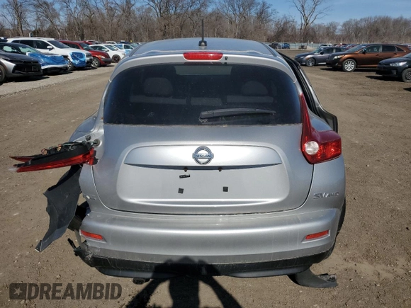 2011 Nissan Juke SV with VIN JN8AF5MV0BT018977, listed as a Copart auction lot 48322355 with 179,557 mi miles and Salvage Title. Bid and sale history available at carsss.com. Image 6.