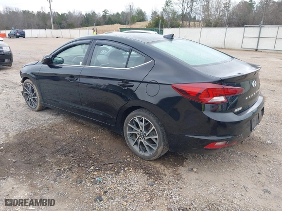 2019 Hyundai Elantra SEL with VIN 5NPD84LF3KH424053, listed as a IAAI auction lot 41467524 with 82,943 mi miles. Bid and sale history available at carsss.com. Image 3.
