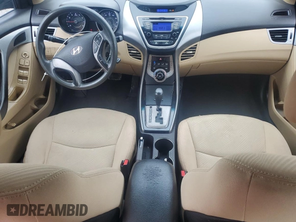 2013 Hyundai Elantra GLS with VIN 5NPDH4AEXDH306997, listed as a Copart auction lot 63436235 with 161,007 mi miles and Salvage title. Bid and sale history available at DreamBid. Image 8.
