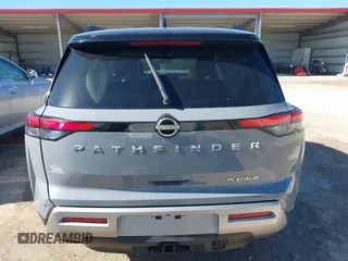 2024 Nissan Pathfinder Platinum with VIN 5N1DR3DGXRC287919, listed as a IAAI auction lot 41205545 with 8,100 mi miles. Bid and sale history available at carsss.com. Image 17.