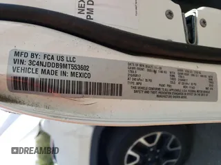 2021 Jeep Compass Trailhawk с VIN 3C4NJDDB9MT553602, выставлен на аукционе Copart как лот 55387255 с пробегом 82 440 миль миль и Чистый • Clean title. История ставок и продаж доступна на DreamBid. Изображение 14.