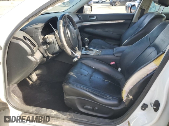 2011 Infiniti G25 Journey with VIN JN1DV6AP2BM831418, listed as a Copart auction lot 50463335 with Not provided miles and Salvage title. Bid and sale history available at DreamBid. Image 7.