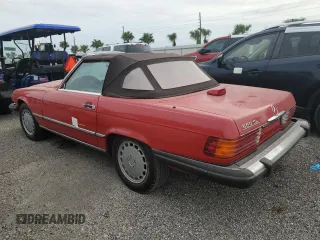 1986 Mercedes-Benz 560 with VIN WDBBA48D1GA038215, listed as a Copart auction lot 74450384 with Not Provided miles and Salvage Title. Bid and sale history available at carsss.com. Image 2.