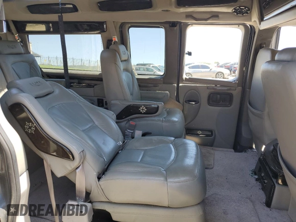 2014 GMC Savana Cargo Van Upfitter with VIN 1GDS7DC48E1164054, listed as a Copart auction lot 52157884 with 0 mi miles and Salvage Title. Bid and sale history available at carsss.com. Image 11.