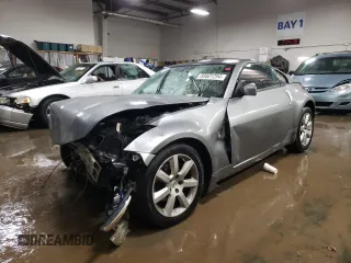 2005 Nissan 350Z Enthusiast with VIN JN1AZ34D75M604009, listed as a Copart auction lot 85801294 with 0 mi miles and Non Repairable. Bid and sale history available at carsss.com. Image 1.