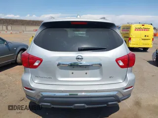 2019 Nissan Pathfinder SV with VIN 5N1DR2MN1KC624928, listed as a IAAI auction lot 42571925 with 77,427 mi miles and . Bid and sale history available at DreamBid. Image 16.