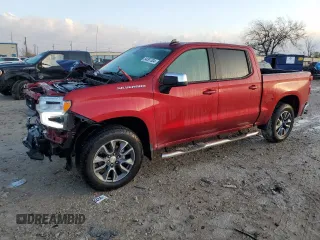 2024 Chevrolet Silverado 1500 LT with VIN 1GCPACEK6RZ192587, listed as a Copart auction lot 84397304 with 14,773 mi miles and Salvage Title. Bid and sale history available at DreamBid. Image 1.