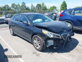 2015 Hyundai Sonata SE z VIN 5NPE24AF1FH210063, wystawiony jako IAAI lot #42053555 z przebiegiem 179 178 mil mil oraz . Historia ofert i sprzedaży dostępna na DreamBid. Obrazek 1.