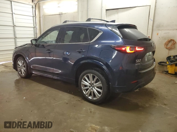 2023 Mazda CX-5 Signature with VIN JM3KFBXY9P0122887, listed as a Copart auction lot 88993465 with 12,116 mi miles and Salvage Title. Bid and sale history available at carsss.com. Image 2.