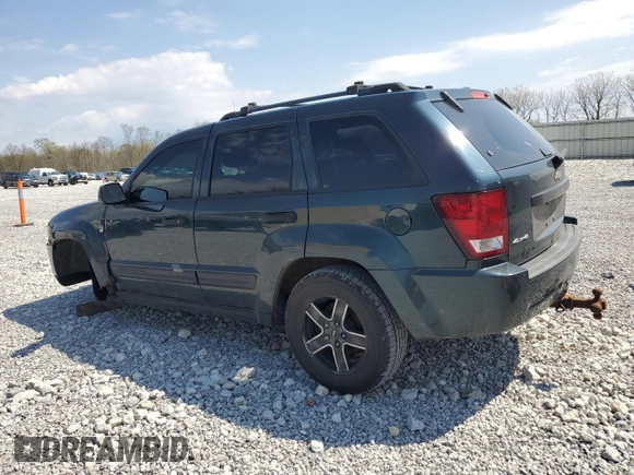2005 Jeep Grand Cherokee Laredo with VIN 1J4HR48N75C639122, listed as a Copart auction lot 54394425 with 206,481 mi miles and Salvage title. Bid and sale history available at DreamBid. Image 2.