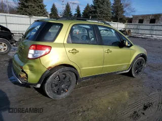 2013 Suzuki SX4 with VIN JS2YB5A48D6100481, listed as a Copart auction lot 46864645 with 98,852 mi miles and Salvage Title. Bid and sale history available at DreamBid. Image 3.