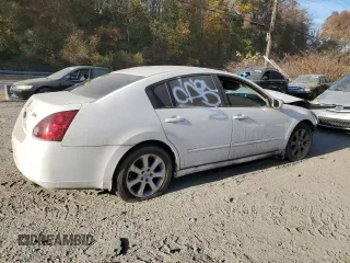 2007 Nissan Maxima 3.5 SE with VIN 1N4BA41E87C866387, listed as a Copart auction lot 78841584 with 0 mi miles and Salvage Title. Bid and sale history available at carsss.com. Image 3.