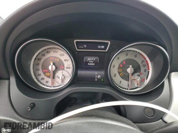 2014 Mercedes-Benz CLA 250 with VIN WDDSJ4EB2EN127758, listed as a Copart auction lot 62416755 with 93,055 mi miles and Salvage title. Bid and sale history available at DreamBid. Image 9.