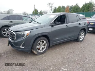 2018 GMC Terrain SLE with VIN 3GKALMEV9JL164802, listed as a IAAI auction lot 42002855 with 132,586 mi miles and . Bid and sale history available at carsss.com. Image 21.