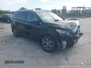 2016 Kia Sorento SX with VIN 5XYPK4A57GG023001, listed as a IAAI auction lot 41154189 with 93,399 mi miles. Bid and sale history available at carsss.com. Image 1.