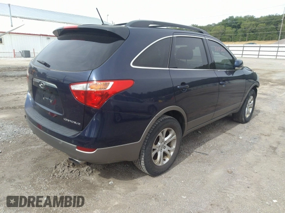 2011 Hyundai Veracruz GLS with VIN KM8NU4CCXBU146324, listed as a IAAI auction lot 33193268 with 133,942 mi miles and . Bid and sale history available at DreamBid. Image 4.