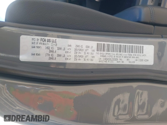 2020 Dodge Durango GT with VIN 1C4RDHDG3LC223220, listed as a IAAI auction lot 41565955 with 39,331 mi miles and . Bid and sale history available at DreamBid. Image 9.