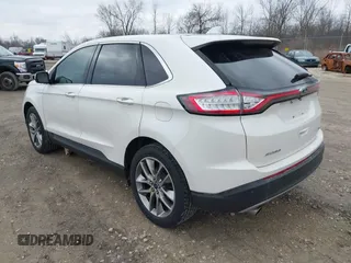 2016 Ford Edge Titanium with VIN 2FMPK3K92GBB86702, listed as a IAAI auction lot 41985614 with 171,722 mi miles. Bid and sale history available at carsss.com. Image 3.