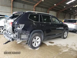 2018 Volkswagen Atlas SE z VIN 1V2DR2CA6JC544525, wystawiony jako Copart lot #55482545 z przebiegiem 131 950 mil mil oraz Szkoda całkowita • Salvage title. Historia ofert i sprzedaży dostępna na DreamBid. Obrazek 3.